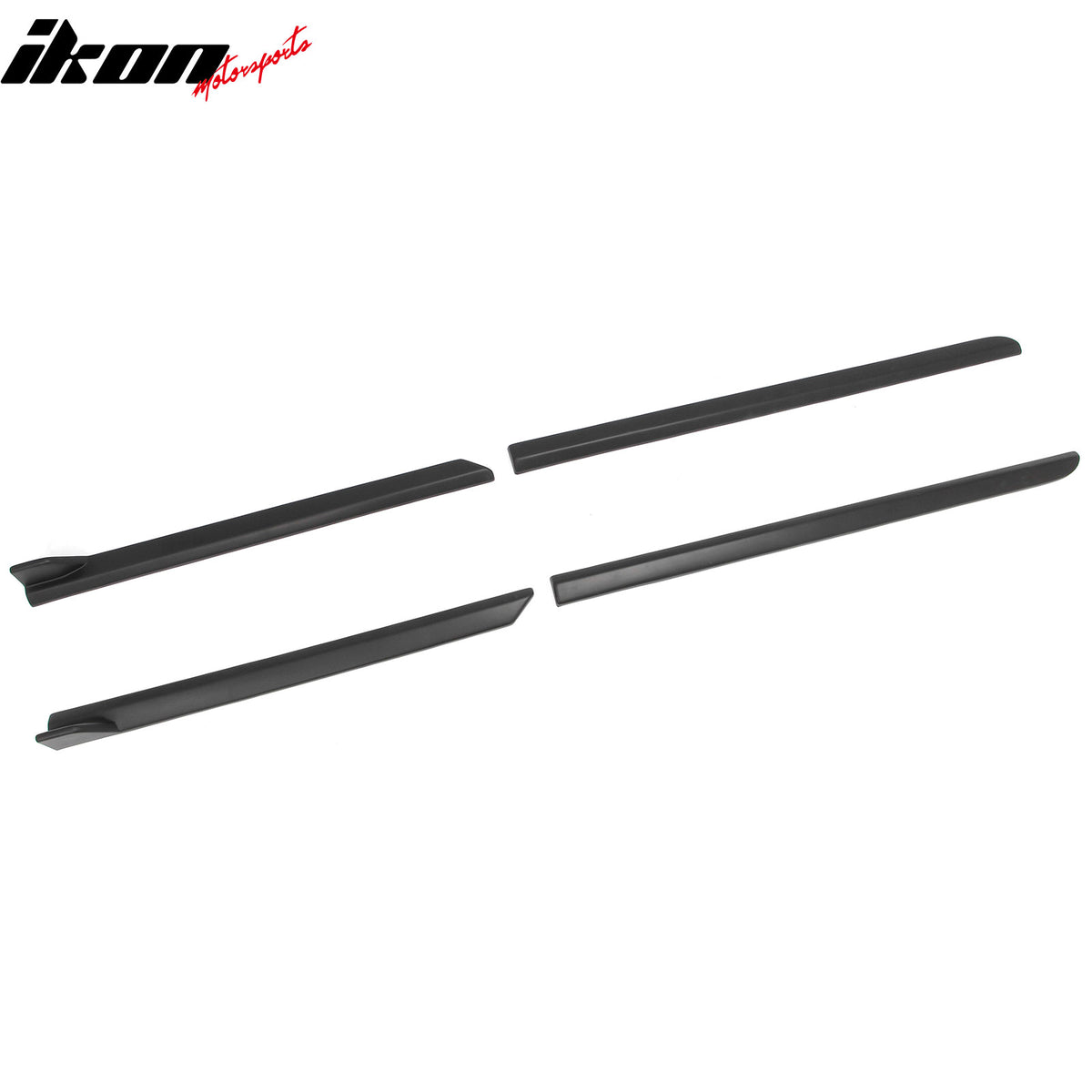 Fits 23-26 Subaru Solterra ST Style Side Skirt Extension Molding ABS Matte Black