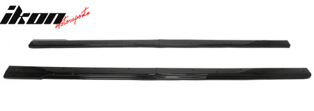 Fits 23-26 Toyota GR Corolla AS Style 2PCS Side Skirts Splitters Gloss Black PP
