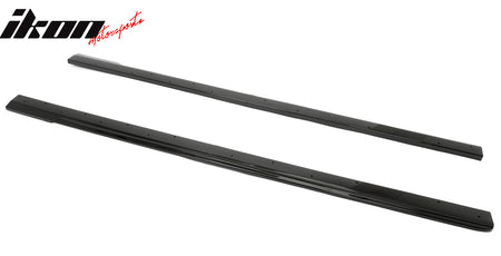 Fits 23-26 Toyota GR Corolla AS Style 2PCS Side Skirts Splitters Gloss Black PP