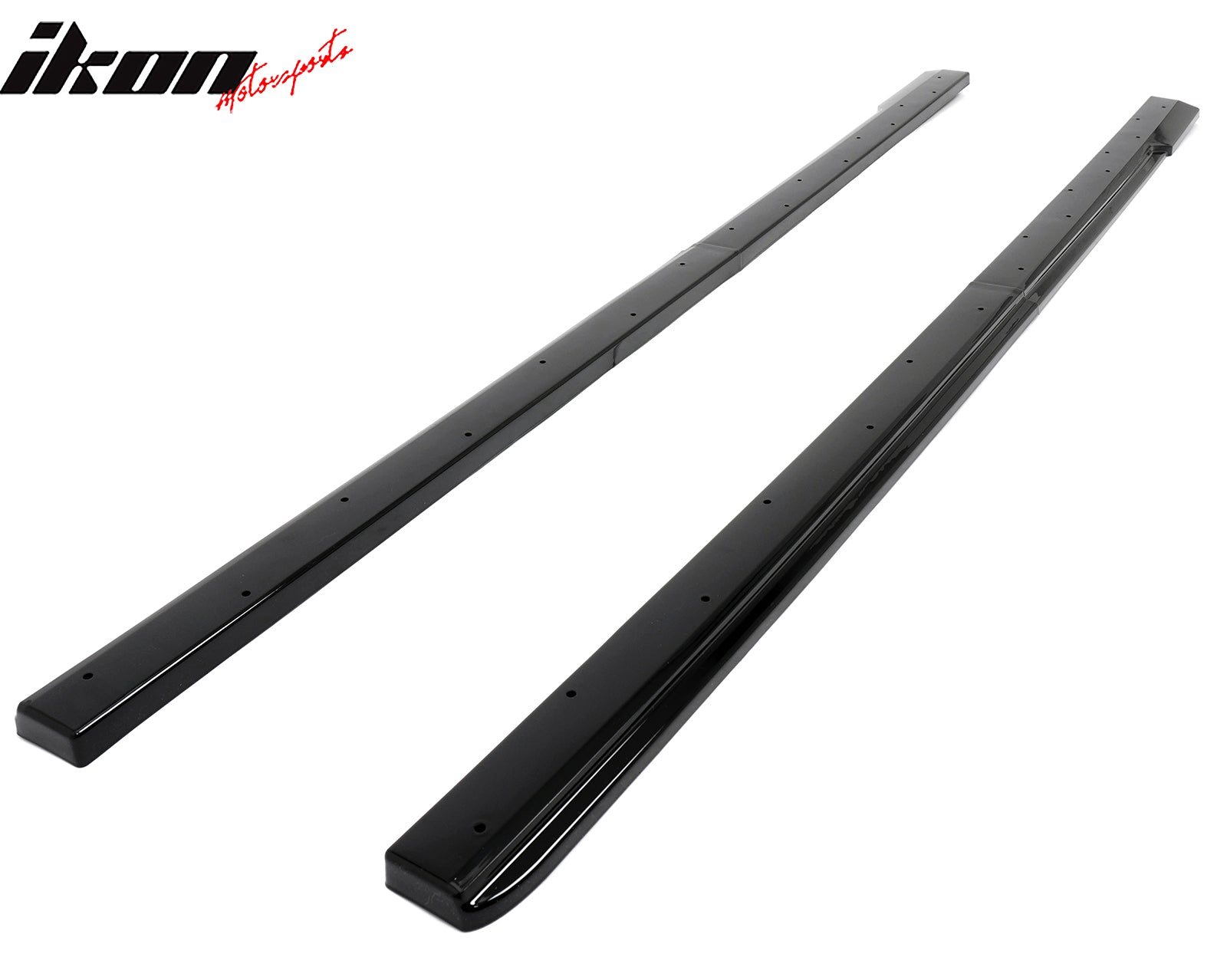 Fits 23-26 Toyota GR Corolla AS Style 2PCS Side Skirts Splitters Gloss Black PP
