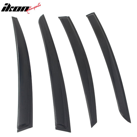 Fits 23-26 Toyota Prius & Prius Prime XW60 Tape-on Window Visors Vent Deflectors