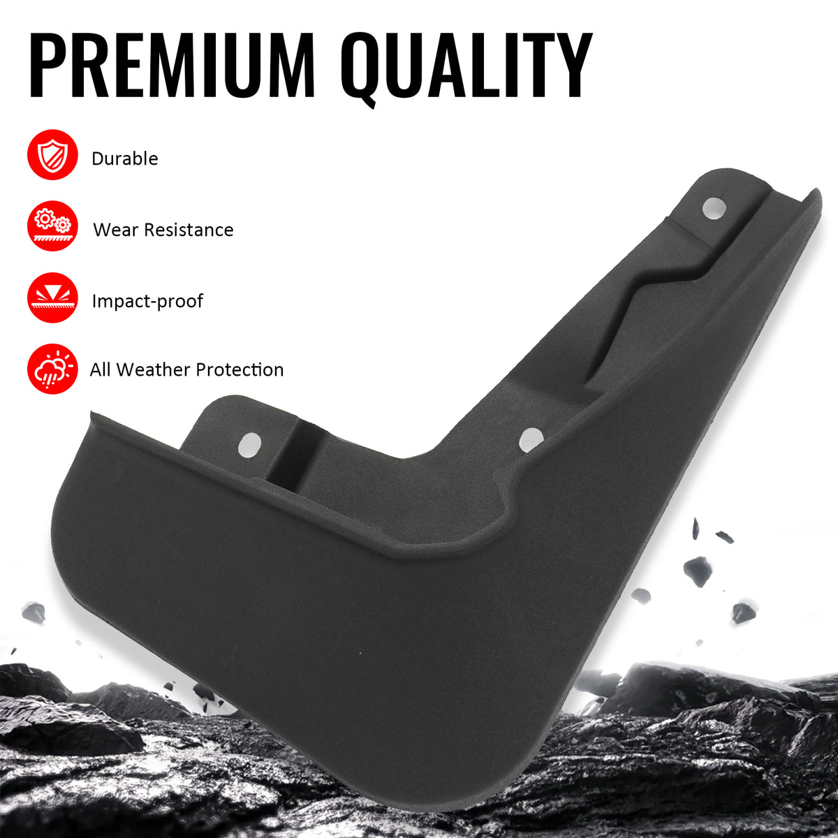 Fits 23-26 Subaru Solterra & Toyota bZ4X Fender Mud Flaps Wheel Splash Guards PP
