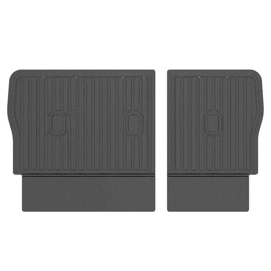 2023-2026 Genesis GV60 TPE Backrest Mat All Weather Rear Seat Back Cover Carpet Liner 2PCS Set