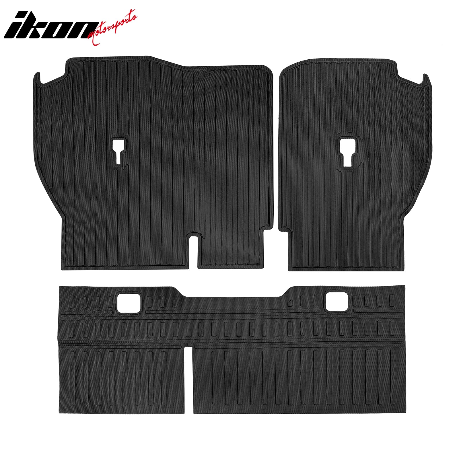 Fits 23-26 Honda CR-V 3PCS TPE Backrest Mats All Weather Rear Seat Protector