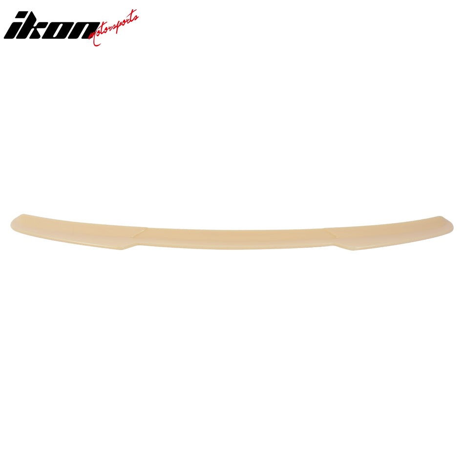 IKON MOTORSPORTS, Rear Window Roof Spoiler Compatible with 2023-2026 Honda CR-V 6th Gen, Modulo Style Unpainted Beige ABS Plastic Top Roofline Windshield Visor Spoiler Wing