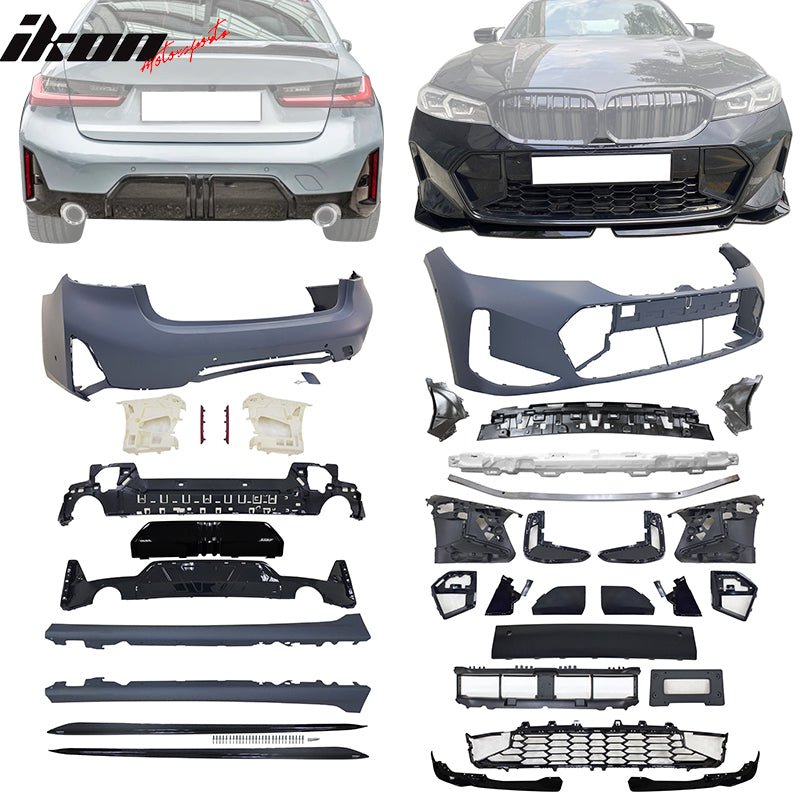 2023 BMW G20 3 - Series 330i MP Style Front Rear Bumpers+ Rocker PanelsIkon Motorsports