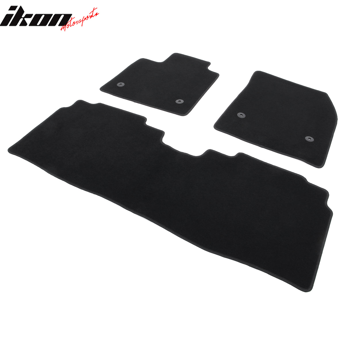 Fits 24-25 Acura ZDX Anti-Slip First Second Row Floor Mats Carpets Nylon 3PCS