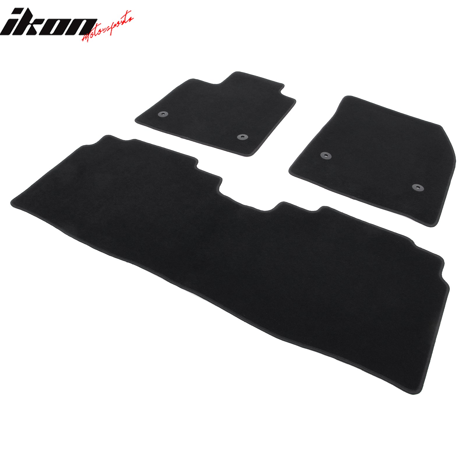 Fits 24-25 Acura ZDX Anti-Slip First Second Row Floor Mats Carpets Nylon 3PCS