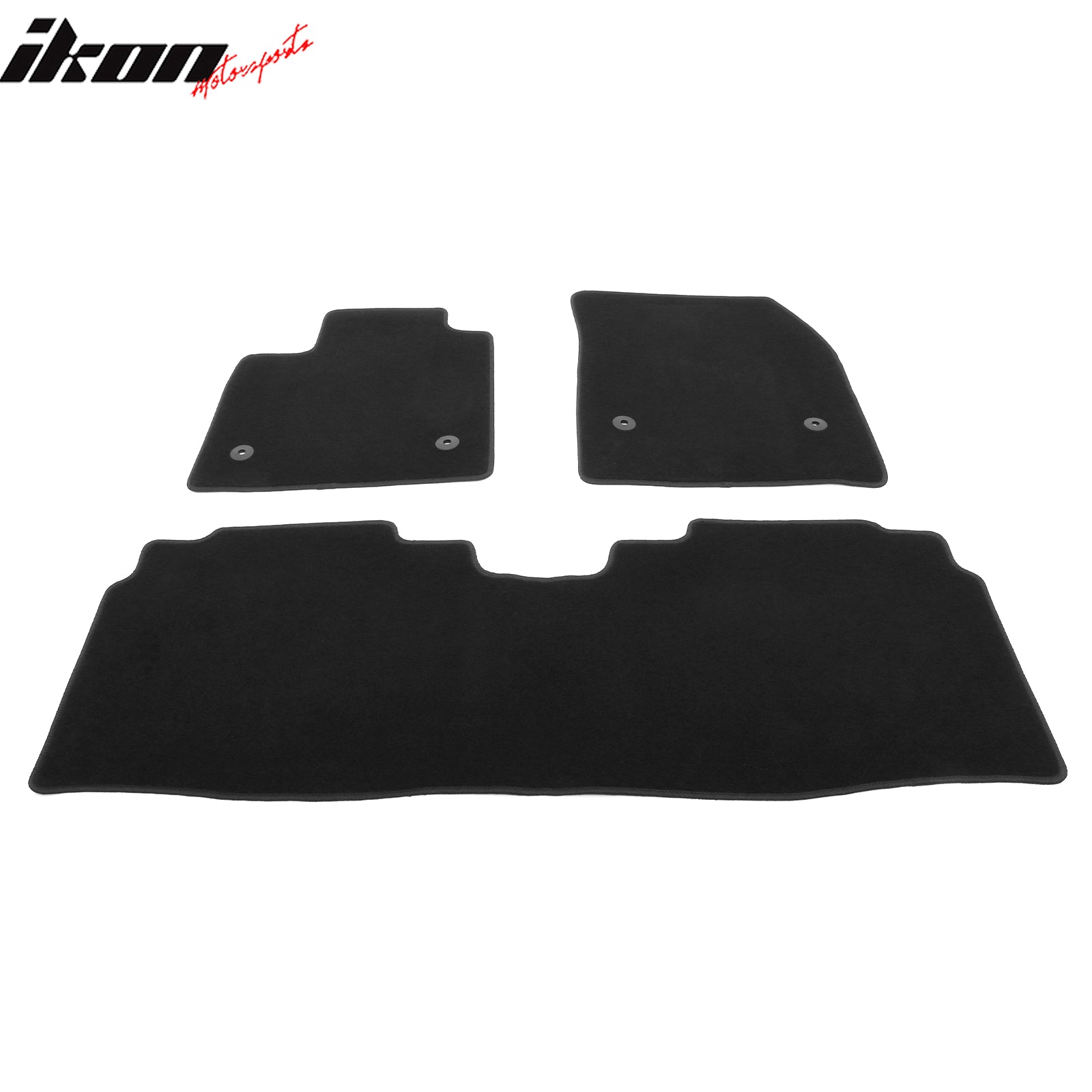 Fits 24-25 Acura ZDX Anti-Slip First Second Row Floor Mats Carpets Nylon 3PCS