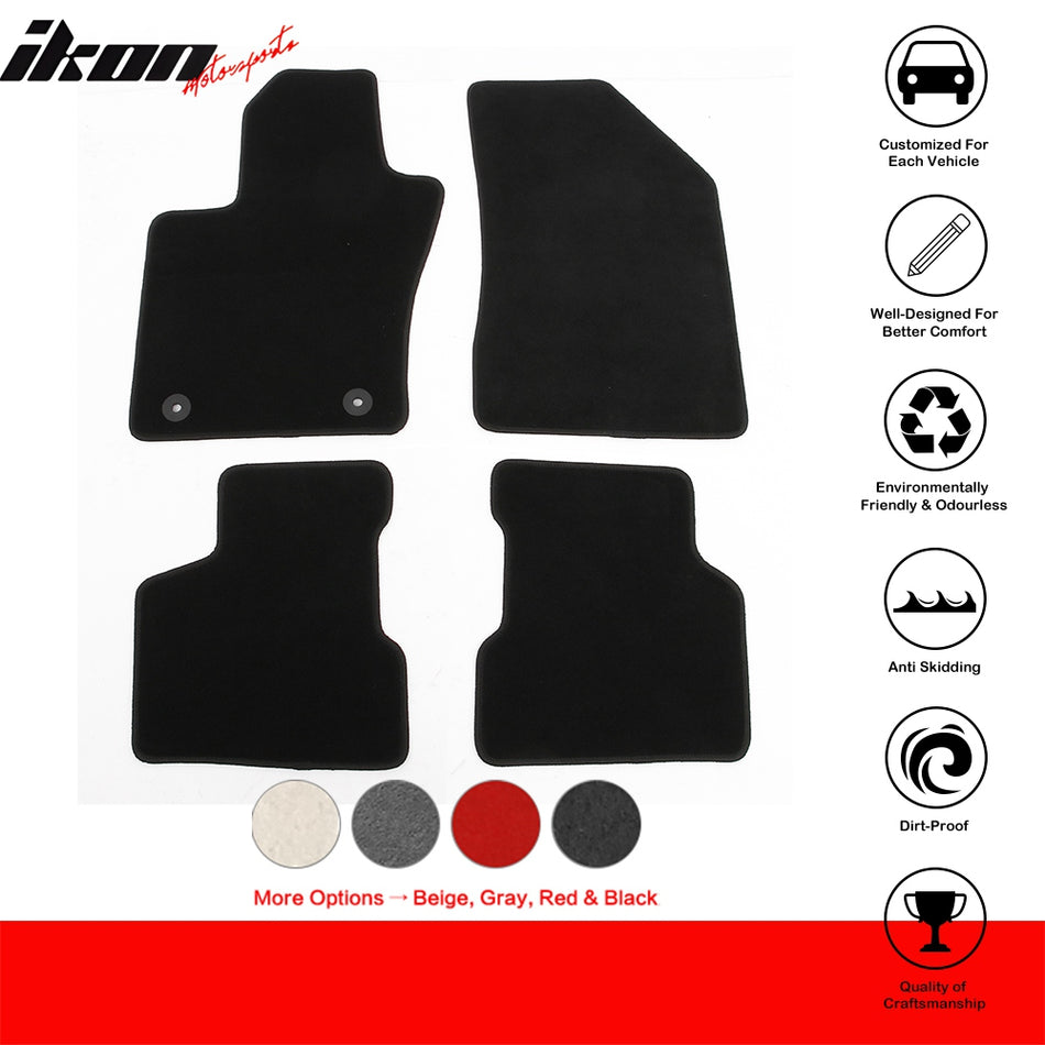 2024-2025 Alfa Romeo Tonale Hornet OE Style Black Floor Mats Nylon 4PC