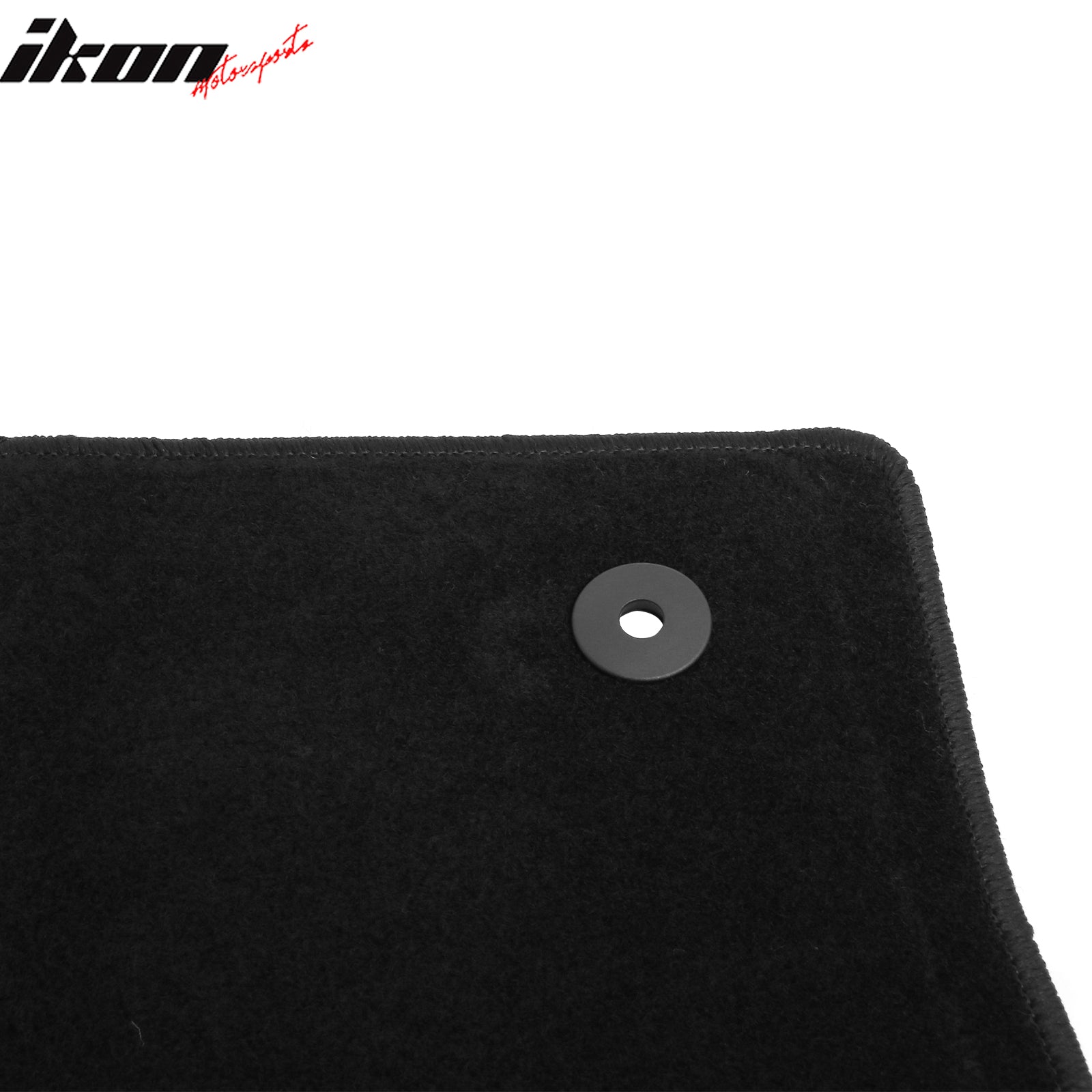 Fits 24-25 BMW i5 Anti-Slip First Second Row Floor Mats Carpets Nylon 4PCS Black