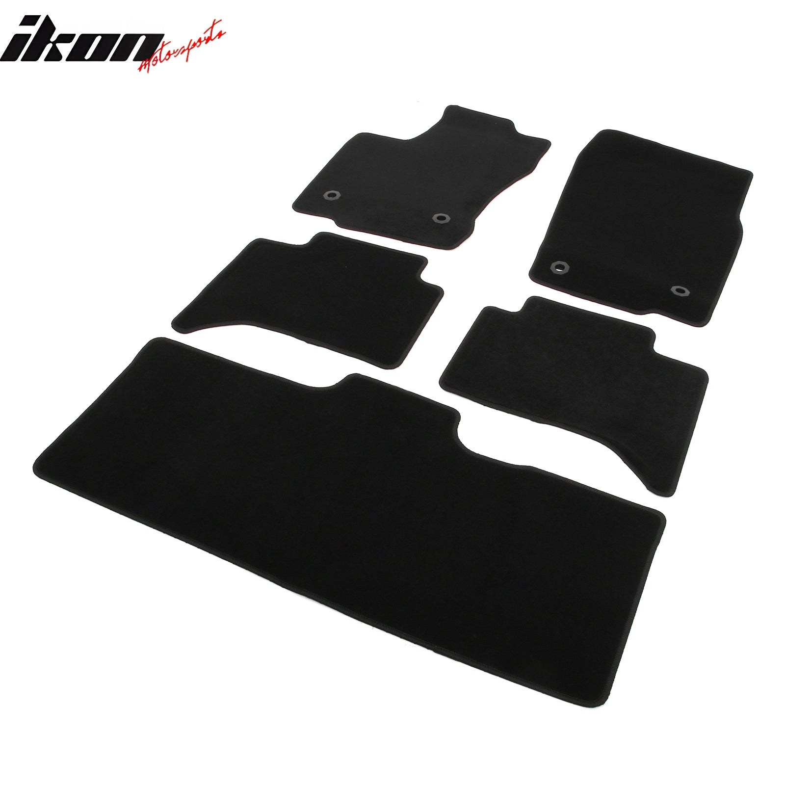 Fits 24-25 Lexus GX550 6/7 Seats First Second Row Floor Mats Carpets Nylon 5PCS