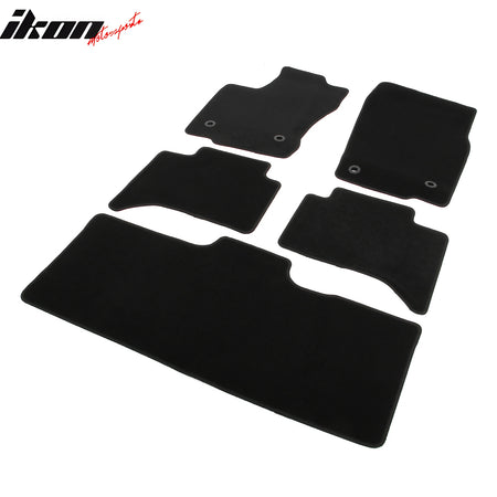Fits 24-25 Lexus GX550 6/7 Seats First Second Row Floor Mats Carpets Nylon 5PCS