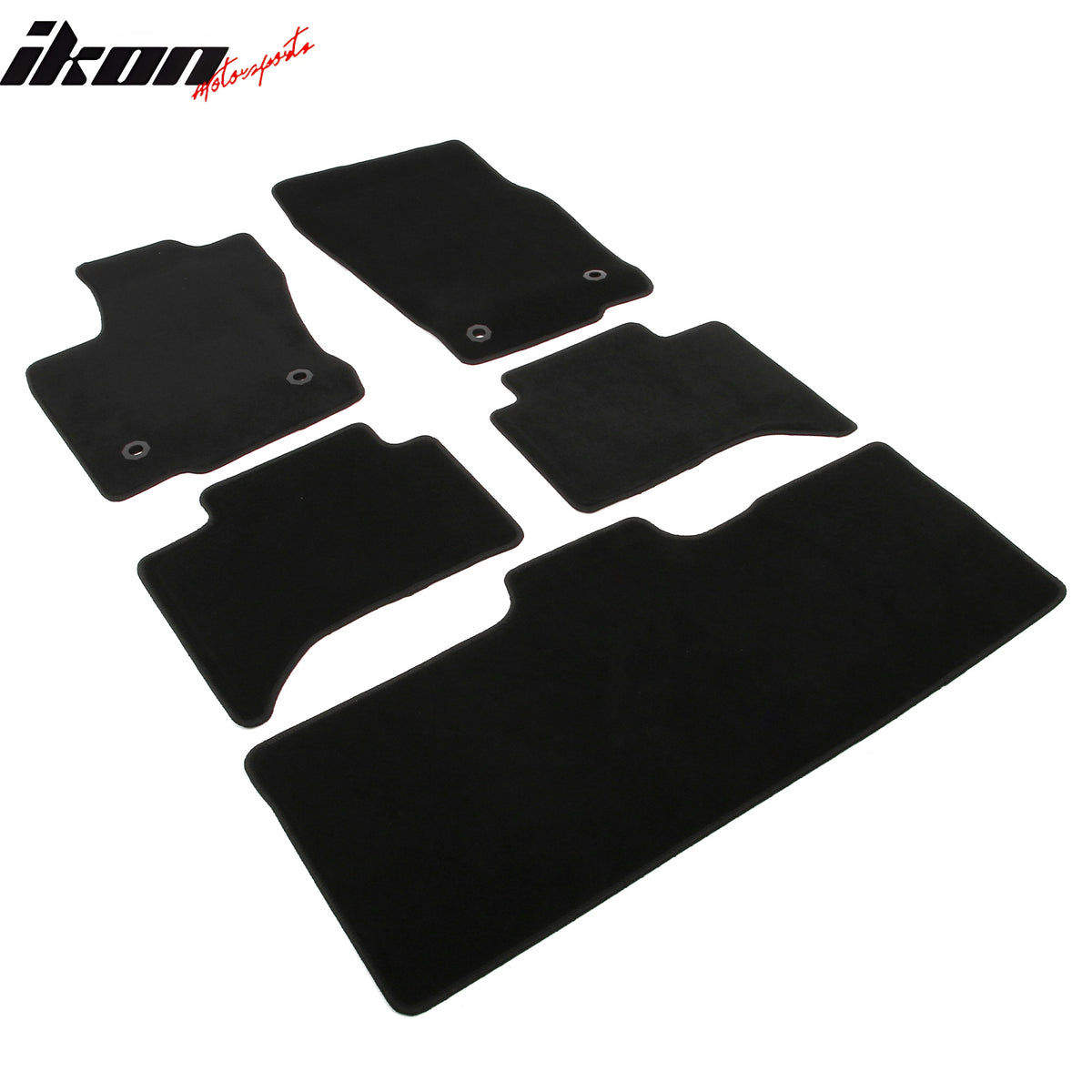 Fits 24-25 Lexus GX550 6/7 Seats First Second Row Floor Mats Carpets Nylon 5PCS