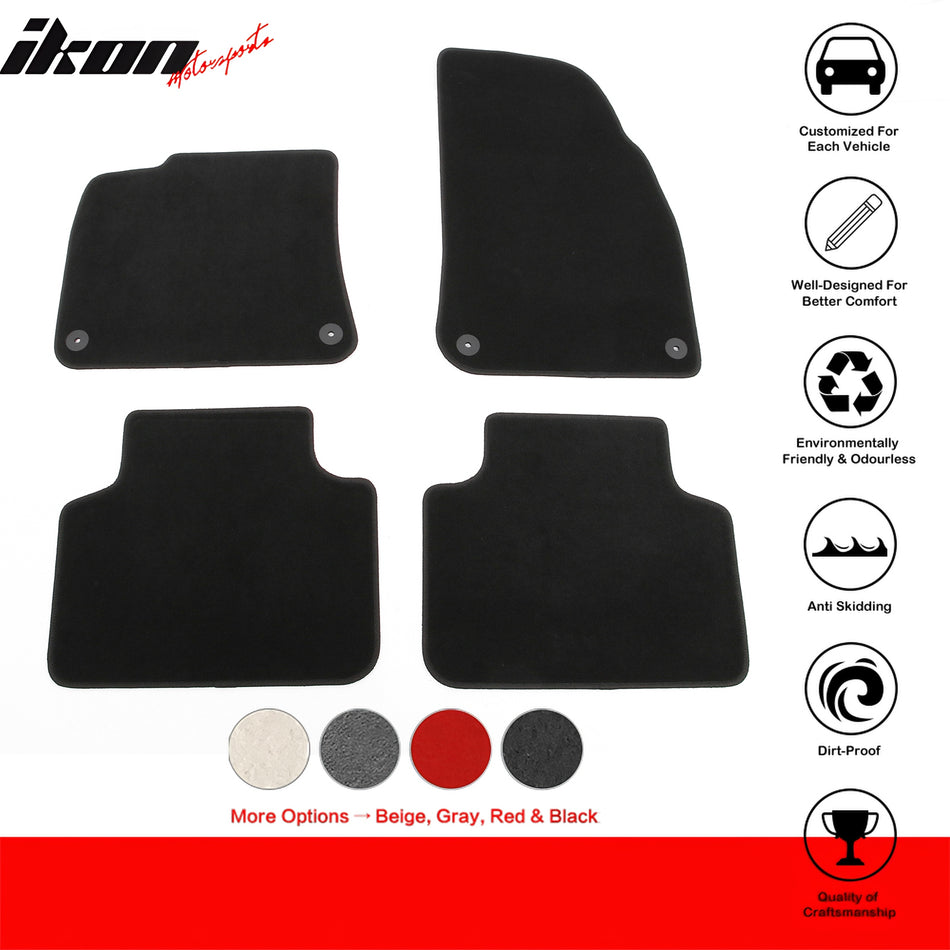 2024-2025 Porsche Cayenne Coupe OE Style Black Floor Mats Nylon 4PCS