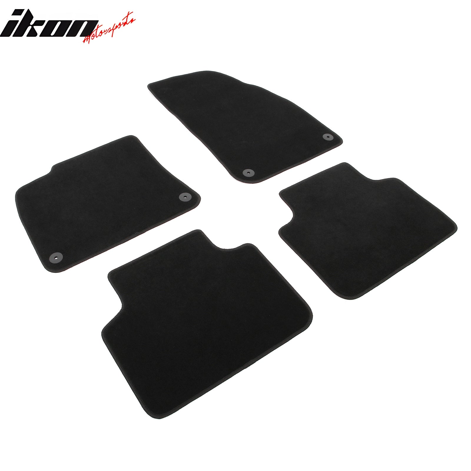 Fits 24-25 Porsche Cayenne Coupe Anti-Slip Floor Mats Carpets Nylon 4PCS Black