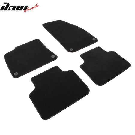 Fits 24-25 Porsche Cayenne Coupe Anti-Slip Floor Mats Carpets Nylon 4PCS Black