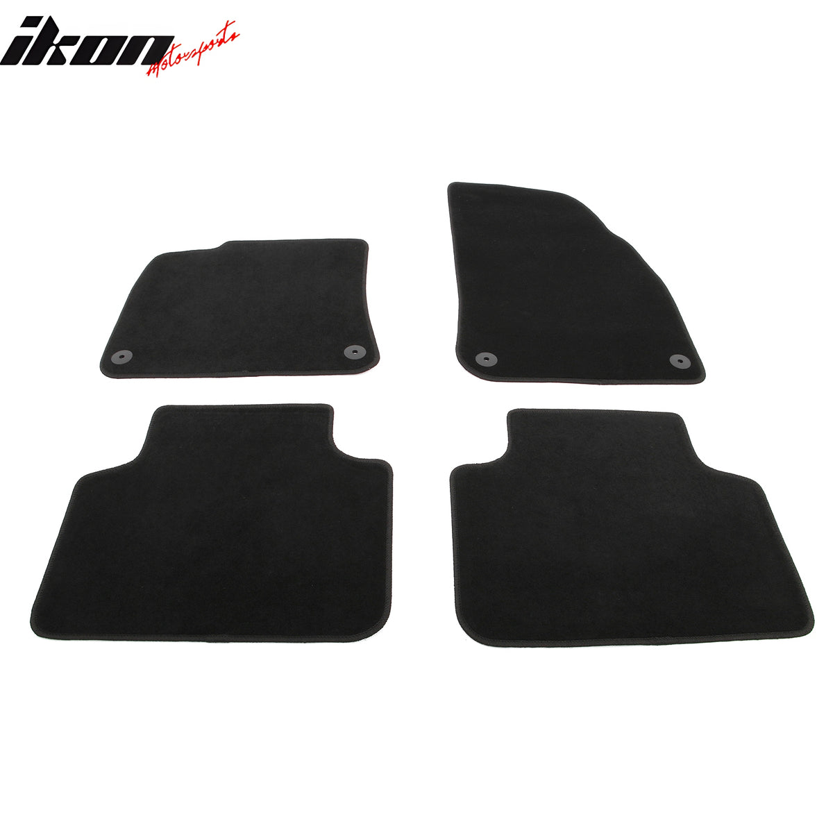 Fits 24-25 Porsche Cayenne Coupe Anti-Slip Floor Mats Carpets Nylon 4PCS Black