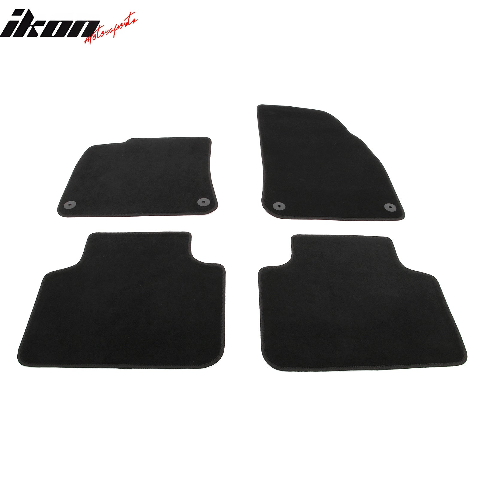 Fits 24-25 Porsche Cayenne Coupe Anti-Slip Floor Mats Carpets Nylon 4PCS Black