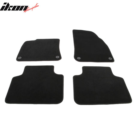 Fits 24-25 Porsche Cayenne Coupe Anti-Slip Floor Mats Carpets Nylon 4PCS Black