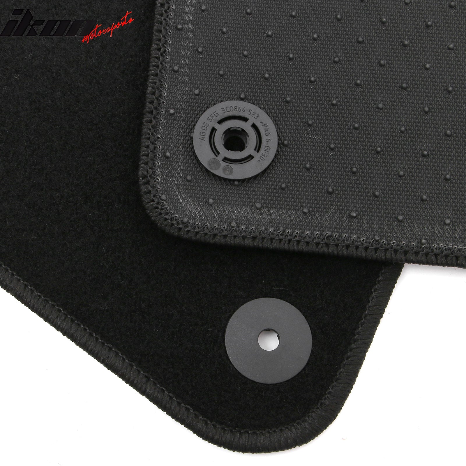 Fits 24-25 Porsche Cayenne Coupe Anti-Slip Floor Mats Carpets Nylon 4PCS Black