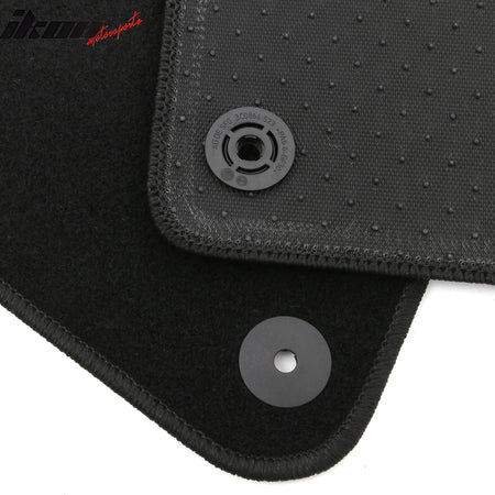 Fits 24-25 Porsche Cayenne Coupe Anti-Slip Floor Mats Carpets Nylon 4PCS Black