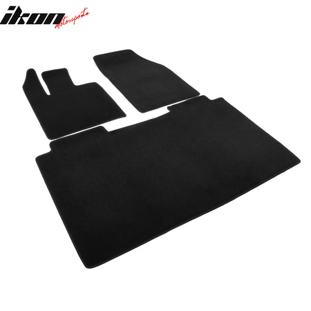 Fits 24-25 Tesla Cybertruck Anti-Slip First Second Row Floor Mats Carpets Nylon