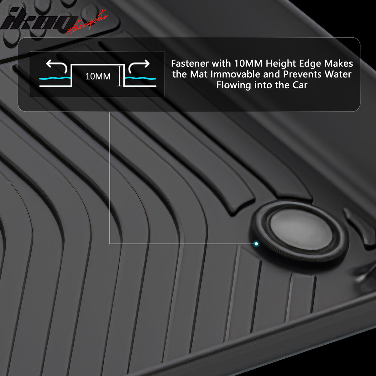 Fits 24-25 Tesla Cybertruck Floor Mats TPE Carpets All Weather Custom 3D Liner