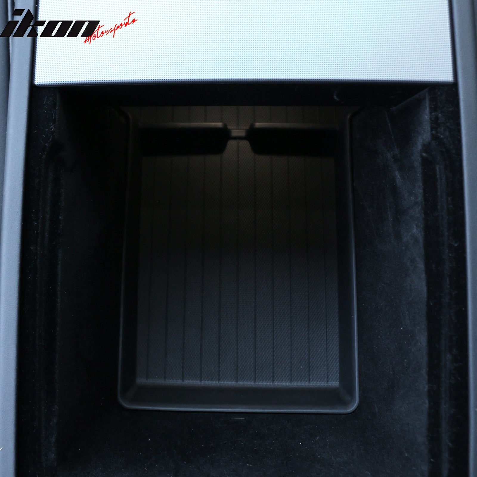 Fits 24-25 Tesla Model 3/Y TPE Lower Upper Center Armrest Organizer Storage Box