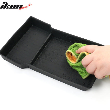 Fits 24-25 Tesla Model 3/Y TPE Lower Upper Center Armrest Organizer Storage Box