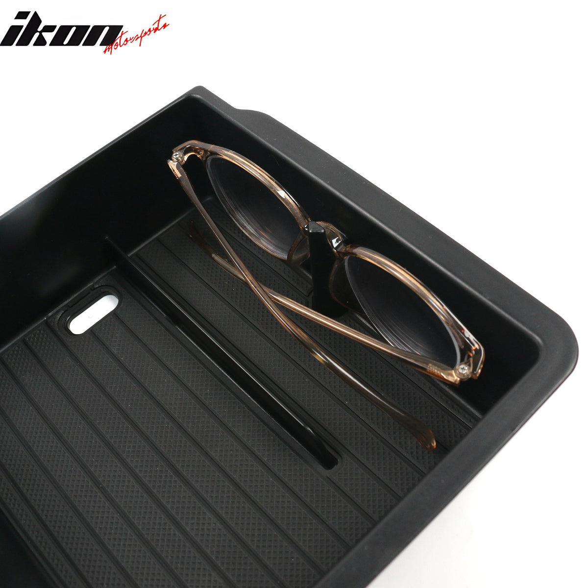 Fits 24-25 Tesla Model 3/Y TPE Lower Upper Center Armrest Organizer Storage Box