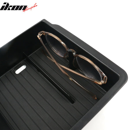 Fits 24-25 Tesla Model 3/Y TPE Lower Upper Center Armrest Organizer Storage Box