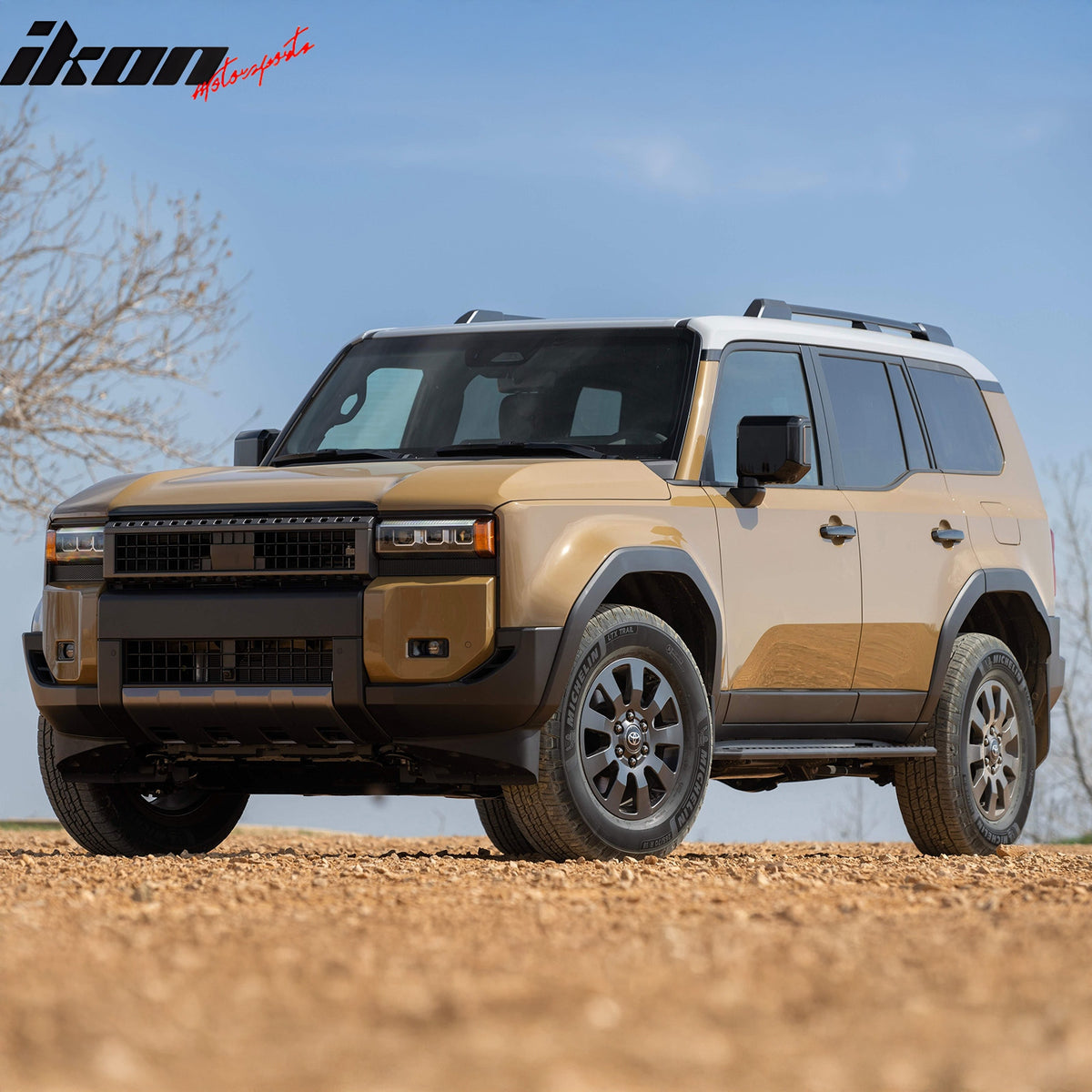 Fits 24-25 Land Cruiser/Lexus GX550 5-Seat Floor Mats TPE 3D All Weather Carpets