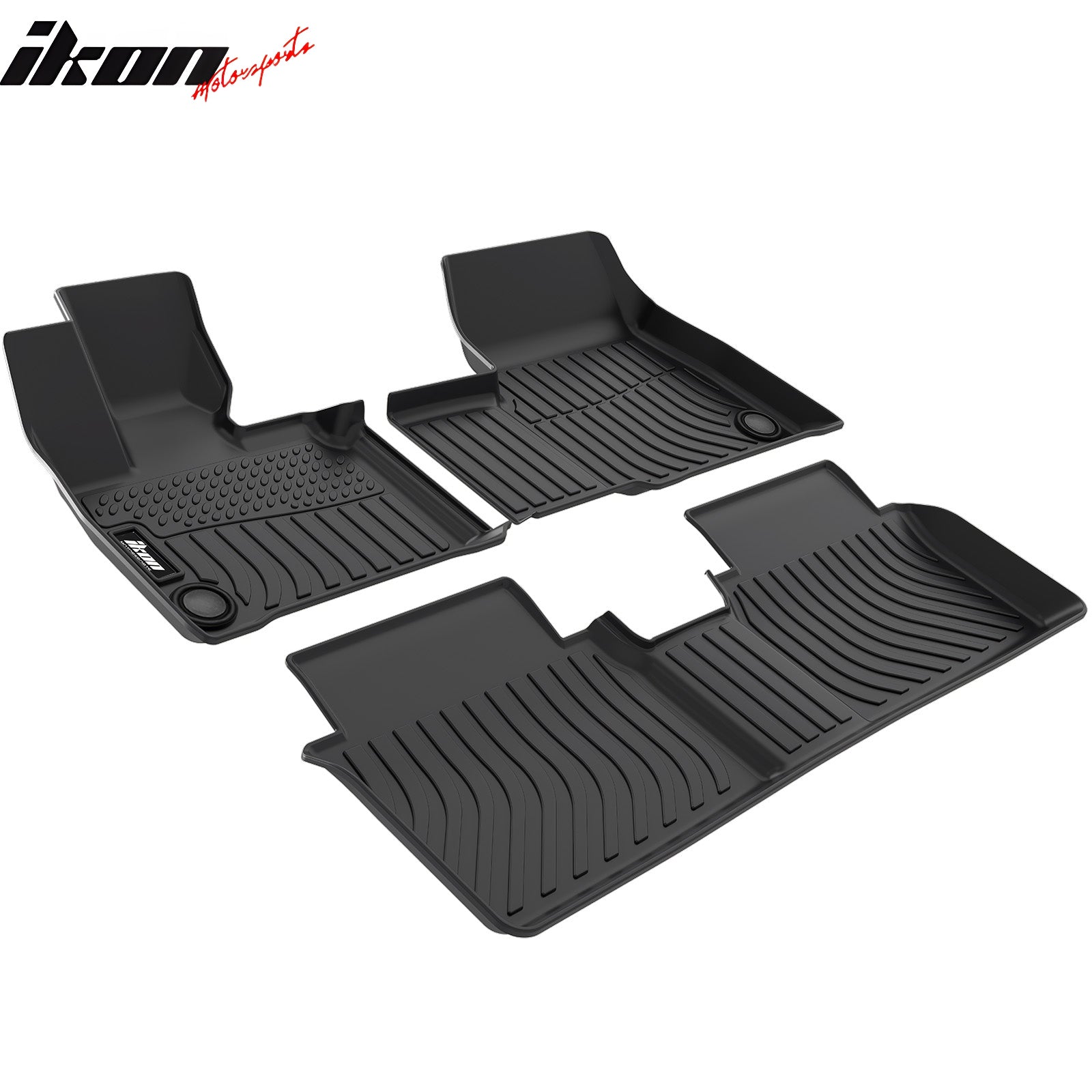 Fits 24-25 Land Cruiser/Lexus GX550 5-Seat Floor Mats TPE 3D All Weather Carpets