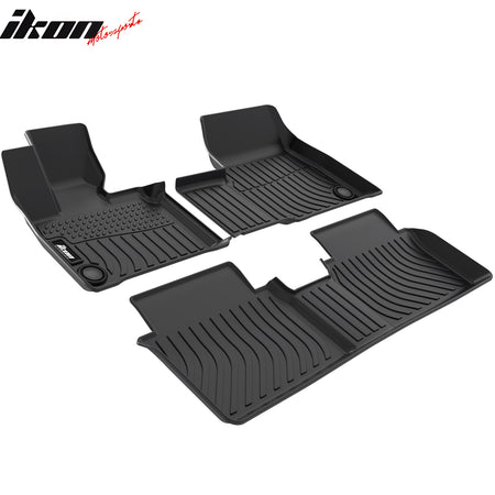 Fits 24-25 Land Cruiser/Lexus GX550 5-Seat Floor Mats TPE 3D All Weather Carpets