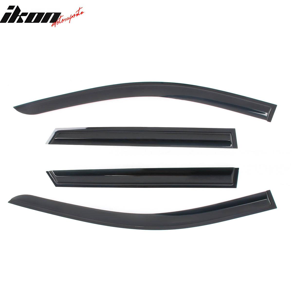 Fits 24-25 Acura ZDX Mugen Style Window Visors Deflector Smoke Acrylic 4PCS Set