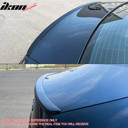 Fits 24-25 BMW G60 5 Series G90 M5 Sedan M Sport Style Trunk Spoiler Gloss Black