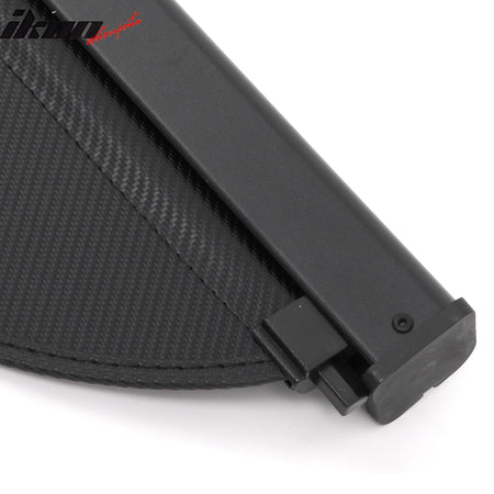 Fits 24-26 Buick Envista Carbon Fiber Print Retractable Rear Trunk Cargo Cover