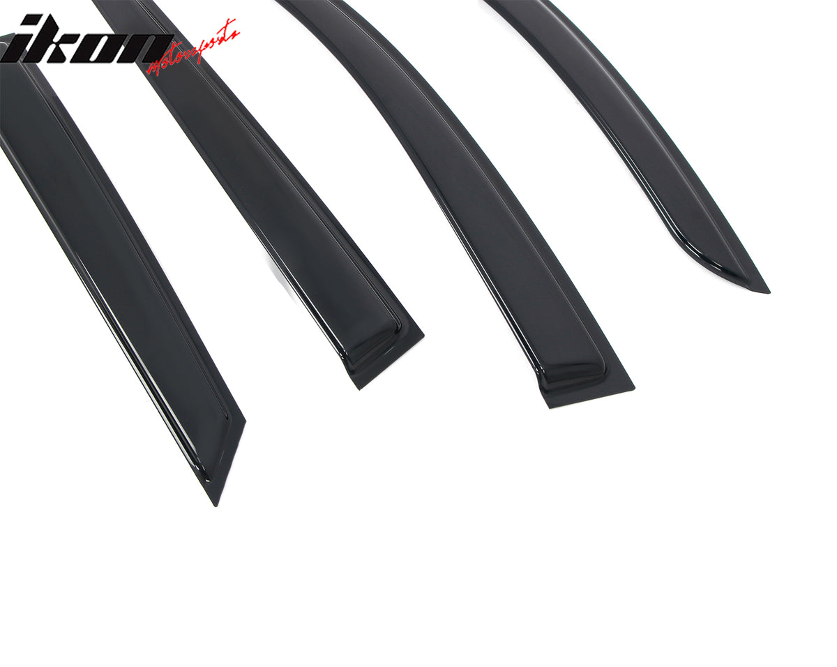 Fits 24-26 Chevy Blazer EV Slim Window Visors Acrylic 4PCS Sun Shade Rain Guard
