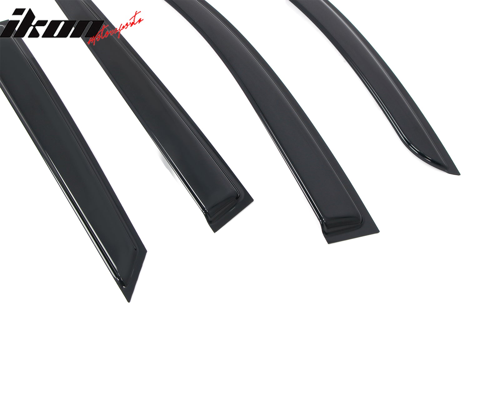 Fits 24-26 Chevy Blazer EV Slim Window Visors Acrylic 4PCS Sun Shade Rain Guard