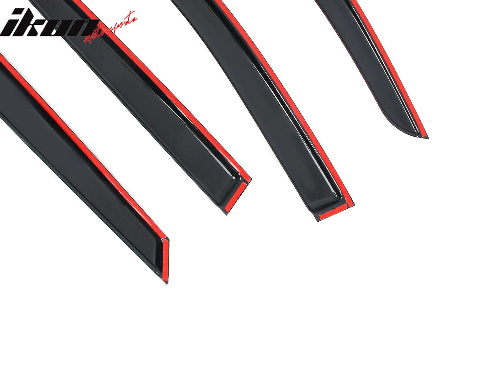 Fits 24-26 Chevy Blazer EV Slim Window Visors Acrylic 4PCS Sun Shade Rain Guard