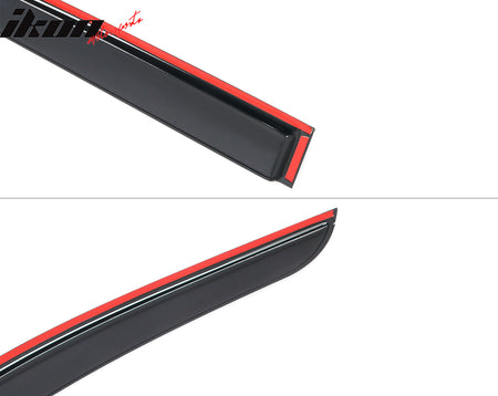 Fits 24-26 Chevy Blazer EV Slim Window Visors Acrylic 4PCS Sun Shade Rain Guard