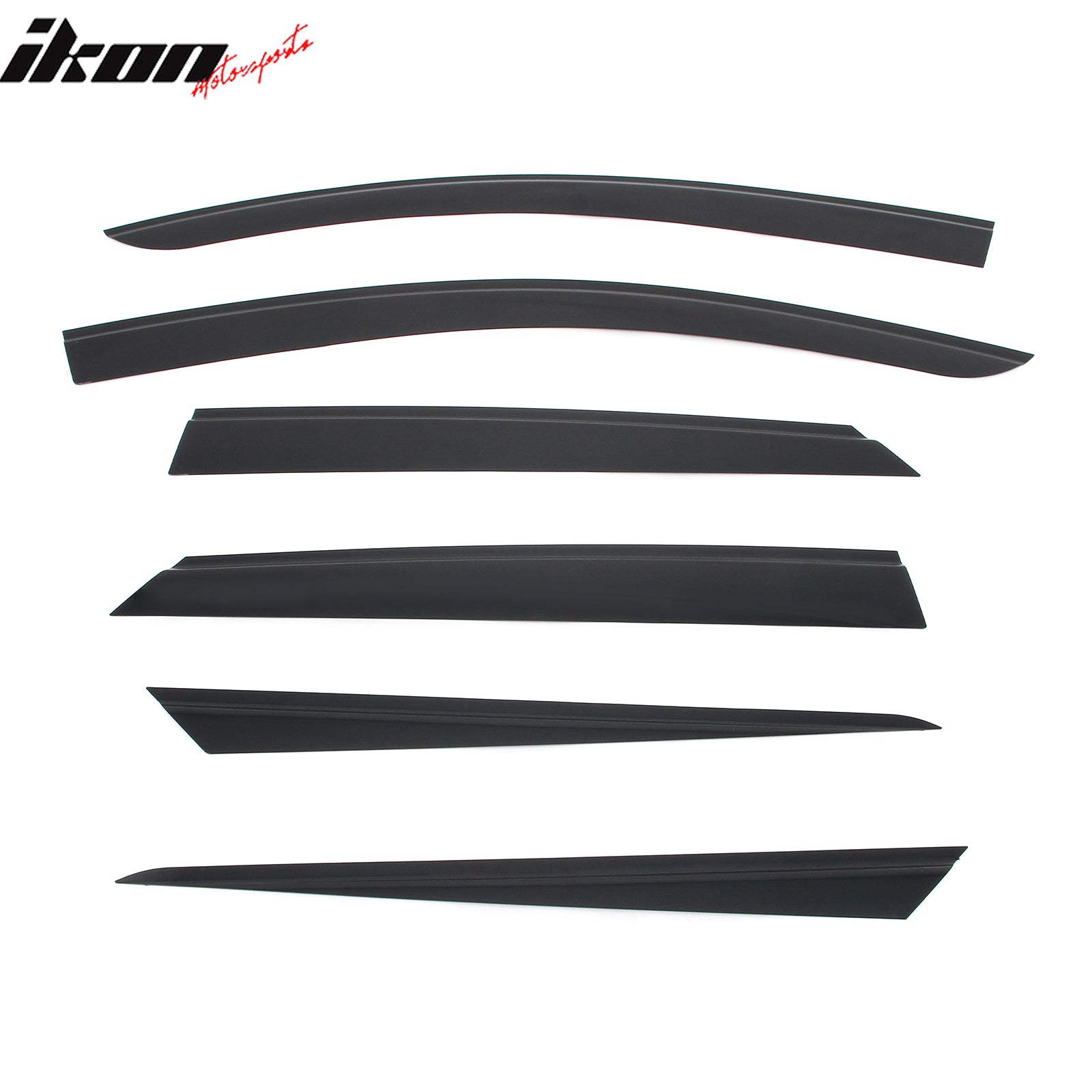 Fits 24-26 Chevy Blazer EV Slim Window Visors Acrylic Sun Shade Rain Guard 6PCS