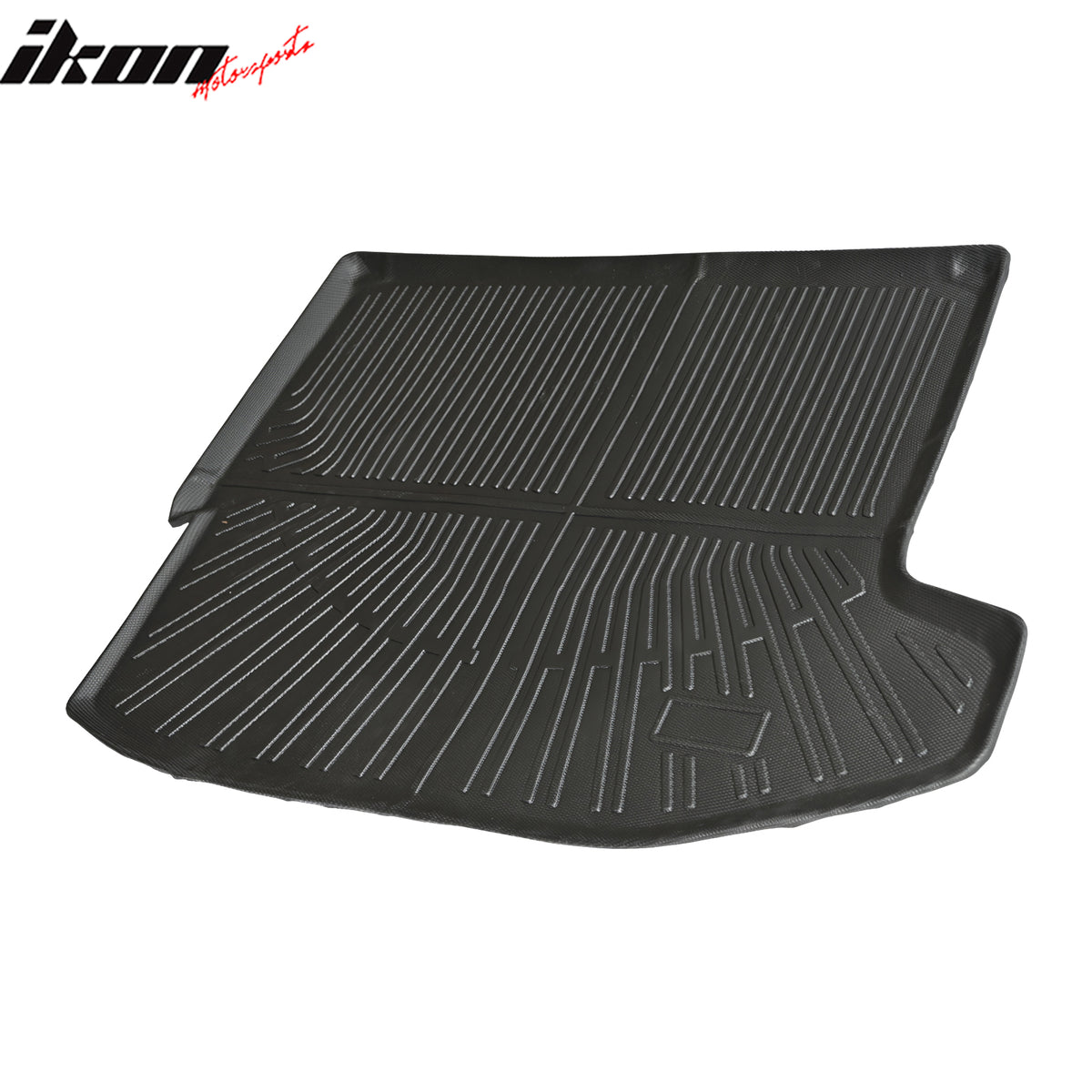 IKON MOTORSPORTS TPE Cargo Trunk Liner, Compatible with 2024-2026 Chevrolet Trax, Custom Fit All Weather Protection Heavy Duty Rear Trunk Tray Cargo Mats Protector, Black