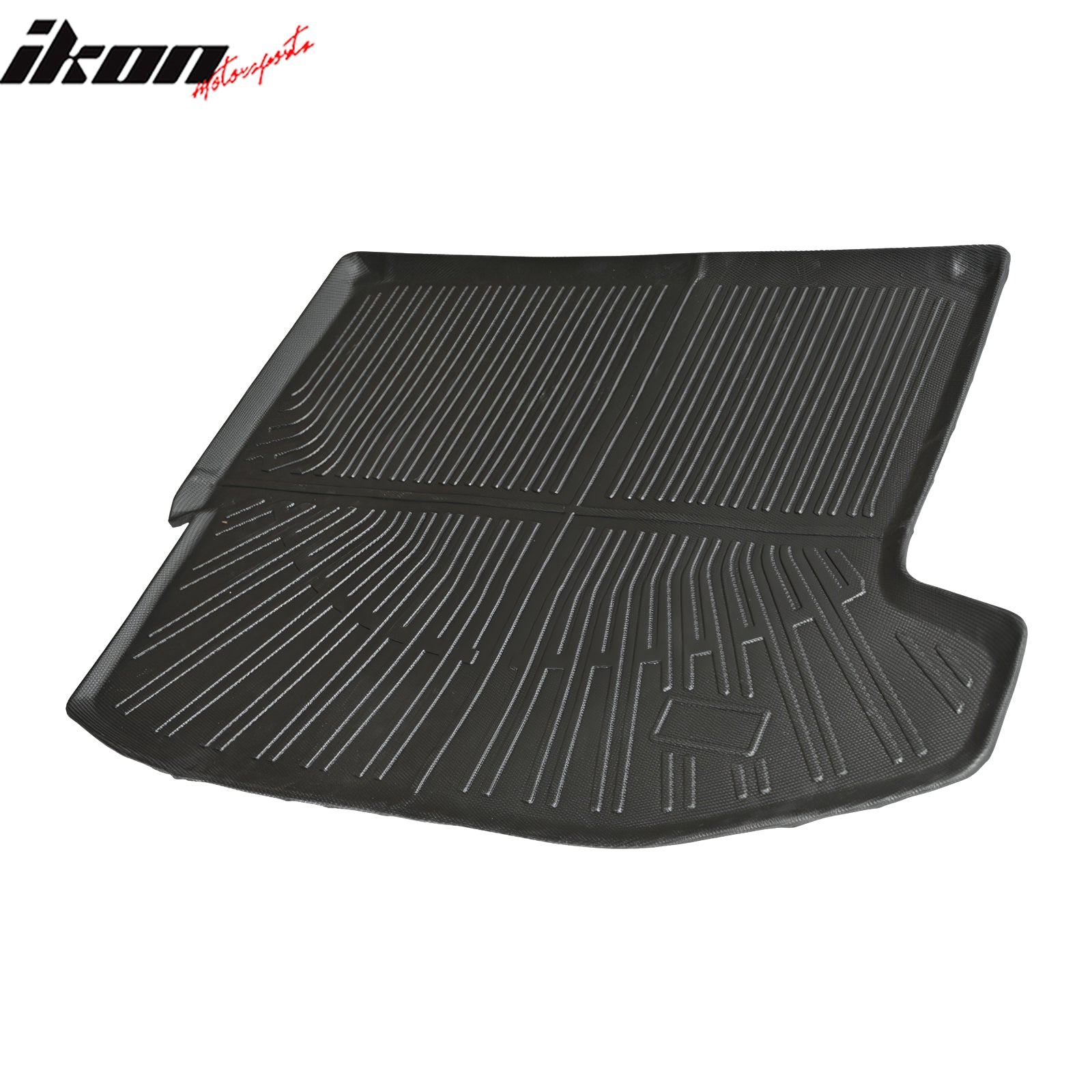 IKON MOTORSPORTS TPE Cargo Trunk Liner, Compatible with 2024-2026 Chevrolet Trax, Custom Fit All Weather Protection Heavy Duty Rear Trunk Tray Cargo Mats Protector, Black