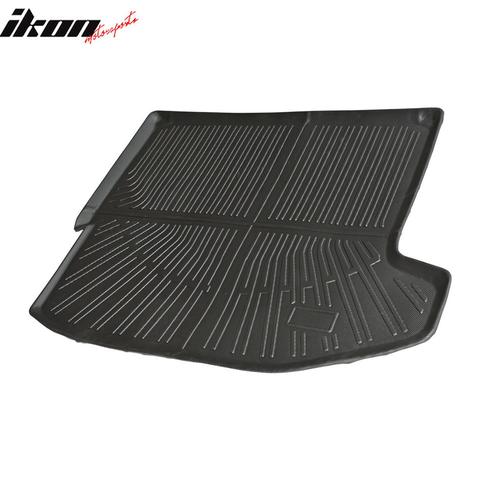 IKON MOTORSPORTS TPE Cargo Trunk Liner, Compatible with 2024-2026 Chevrolet Trax, Custom Fit All Weather Protection Heavy Duty Rear Trunk Tray Cargo Mats Protector, Black