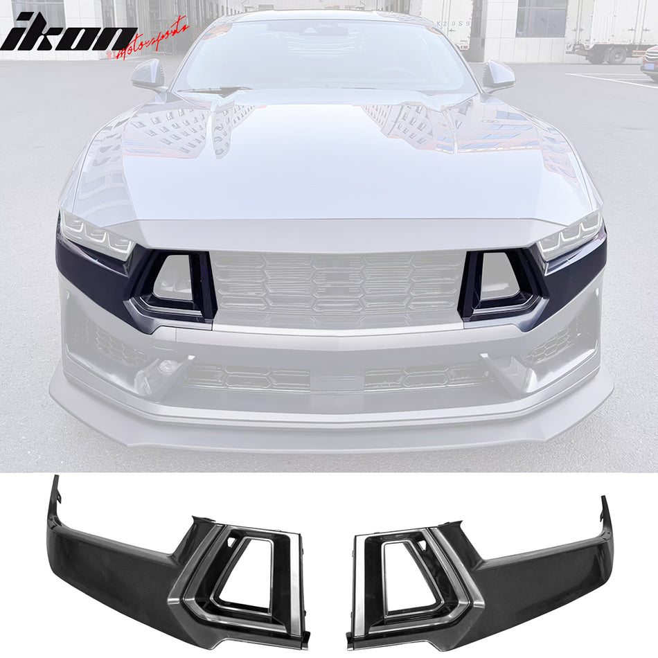 2024-2026 Ford Mustang Dark Horse Front Bumper Upper Side Grille ABS