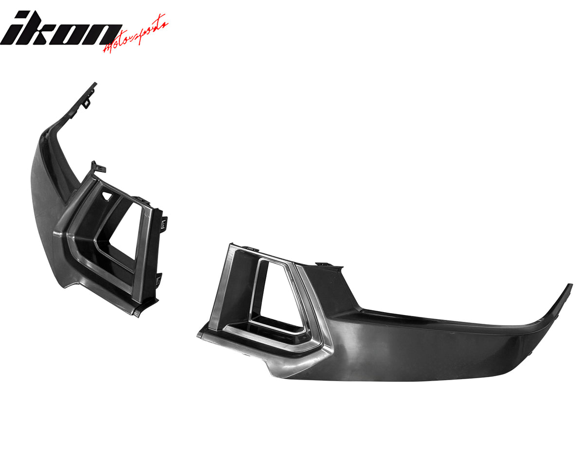 Fits 24-26 Ford Mustang Dark Horse ABS Front Bumper Upper Grille Insert Pair