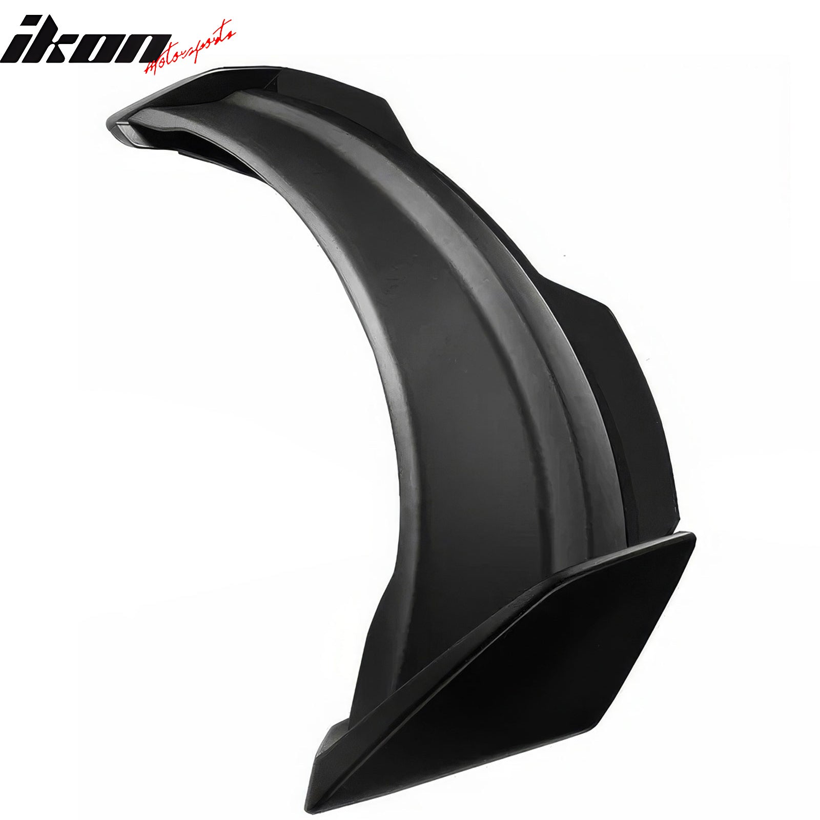 Fits 24-26 Ford Mustang Dark Horse Matte Black Trunk Spoiler W/ Gurney Glap ABS