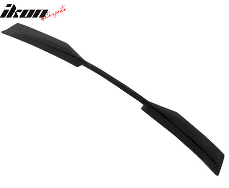 Fits 24-26 Ford Mustang Dark Horse Matte Black Trunk Spoiler W/ Gurney Glap ABS